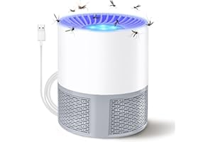 BUBBACARE Lampada anti-zanzara, elettrica anti-zanzara, per esterni interni, USB uccide mosca elettrica pieghevole a zanzara, assassino di insetti, non rumore, assassino di zanzare, efficace