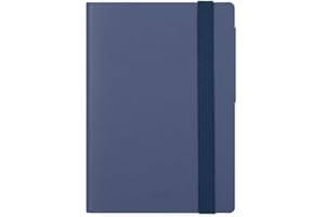 Legami - Agenda Settimanale 2025, 12 Mesi Small, Diario da Gennaio 2025 a Dicembre 2025, Chiusura con Elastico, Planner Mensile Gennaio 2026, Taschina Finale, Rubrica, 9,5 x 13,5 cm, Blueberry