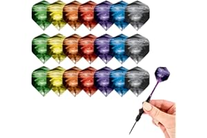 Fezf Set 21 Pezzi di Alette per Freccette da Piercing e Anelli a Molla Accessori per Alette