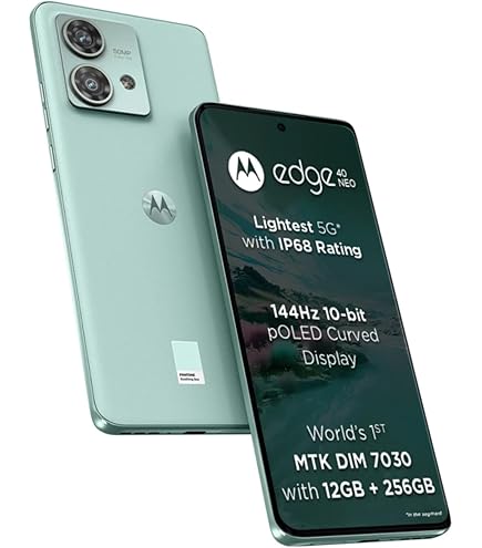 ジャンク品 motorola edge40 Motorola Edge 40 5G (Nebula Green, 8GB RAM, 256GB Storage