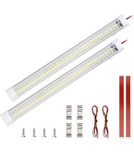 Interrupteur Supérieur 72 LED  Bande Lumineuse Intérieure De Voiture 12 V 72 Led Interrupteur Marchearret~p129680701