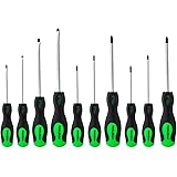 TOOLZILLA Screwdriver Set, 10 Pieces, Magnetic Screwdriver Set, Flathead Screwdrivers, Magnetic Screwdriver Do it Yourself, H