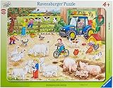 bauernhof puzzle ravensburger Rahmenpuzzle - Puzzle und praktische Unterlage in einem
