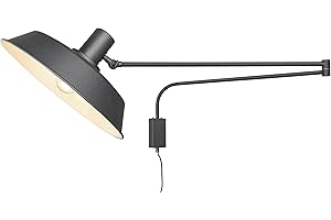 Trio Leuchten Lampa ścienna Bolder 200300132, metal czarny matowy, bez 1 x E27