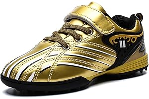 XINGHUANHUA Scarpe da Calcio per Bambini Studenti Unisex Scarpe da Calcio per Unghie rotte Scarpe da Allenamento con Velcro