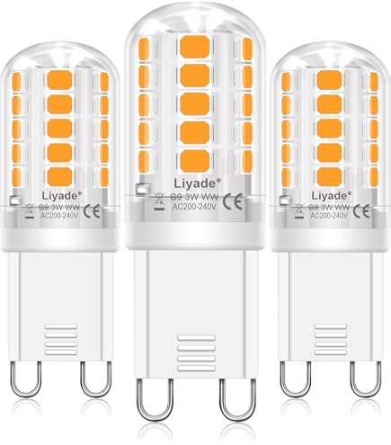 AUFWH (4PCS) G9 LED 3W 4W 5W 6W 220V-240V LED G9 Lampada Lampadina a led 2835 3014 LED G9 luce Sostituisci lampada alogena 30W / 60W Luce bianca fredda/calda-4W_Bianco freddo
