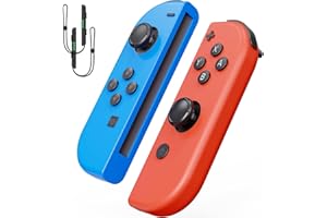 Yantree Switch Controller, Wireless Kabelloser Gamepad für Switch/OLED/Lite mit 6-Axis Groscope/Dual Motors, mit ein Paar Switch-Handschlaufe
