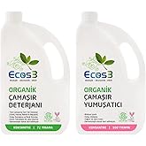 Ecos3 Organik Konsantre &Ccedil;amaşır Yumuşatıcı ve Deterjanı 2500 ml