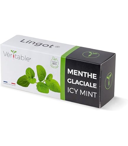 Véritable Lingot® Basilico Viola BIO - Compatibile con Orti Interni Exky® - Ricarica pronta all'Uso - Substrato con Semi Integrati