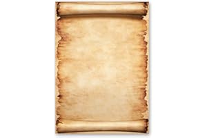 Papier à motif Antique & Histoire PARCHEMIN 20 feuilles DIN A4 - Paper-Media