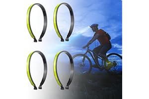 DNGH Hosenklammer Fahrrad Reflektierende Hosenklammern Fahrrad Hosen Clips Hosenspangen für Radfahrer Hosenschutz Fahrradklammer