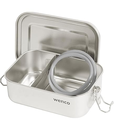 Contenitori Acciaio Inox 304 Per Pranzo - 3 Misure (660/1040/1590 Ml) A Prova Di Perdite