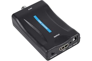 VBESTLIFE Adaptateur Vidéo de BNC vers HDMI, Convertisseur BNC vers HDMI d'Affichage HD 1080P / 720P Convient pour, PS3, PSP, WII, XBOX360, etc
