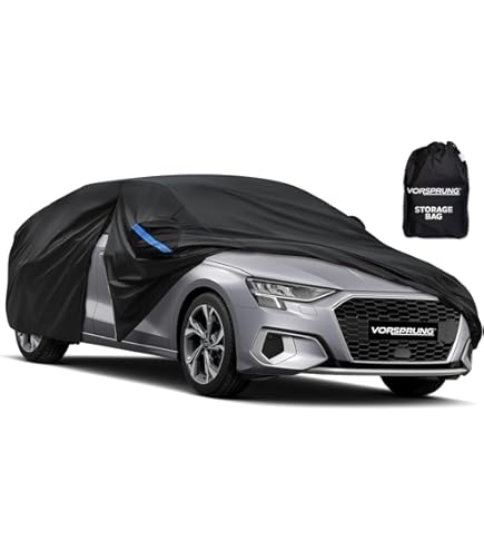 Maypole Ademend Volledige Cover voor Medium Auto Waterdicht, Grijs