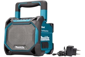 Makita DMR203 Li-ion 10-8 V/12 V Max CXT / 14.4 V / 18 V LXT Głośnik do Miejsca Pracy z Bluetooth - Baterie i Ładowarka Nie Są Dołączone