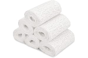 Sumedtec Lot de 6 pansements en plâtre pour moulage de plâtre 15 x 270 cm