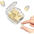 Invisible Small Mini Wireless Earbuds Bluetooth In Ear ENC Noise Cancelling Headphones Invisible Earphones Sleep Ear Buds for Small Ear Canals TWS Kids Tiny Earbuds for Men Women Sleeping Work Sports