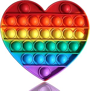 Loveheart Multicolor Pop It Fidget Toy Bubble Poppit Multicolore Poppit Gioco Pop It Set Antistress Bambini Popit Gigante Fidget Toys Set 10 Euro Amazon It Giochi E Giocattoli