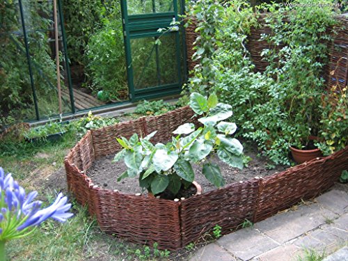 Beeteinfassung BAUERNGARTEN 120×60 aus Weide - 2