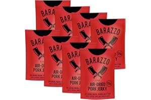 Barazzo Pork Jerky Classic | 1 kg (8 x 125g) | Beef Jerky/Biltong | high protein & healthy snacks