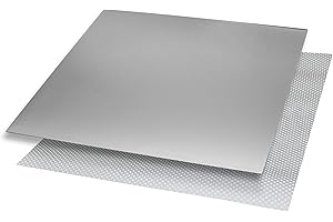 INOXLM LAVORAZIONI INOX INOXLM Spianatoia per impastare Piano da Lavoro in Acciaio Inox Varie Misure per Cucina per Bar per Ristorante per impastare senza piega modello Capricorno (70x50 cm)