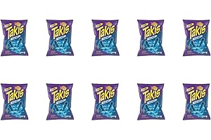 HEART FOR CARDS 10 x Takis blue Heat 28 g Scharf Hot Chili pepper Tortilla Chips aus Mexiko + Heartforcards® Versandschutz