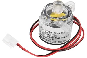 KSTE Mini Pompe 12V, Pompe Eau 12V DC, 6W Mini Qualité Alimentaire Submersible Brushless Pompe à eau 2L / min pour Aquarium Fontaine Équipement Médical