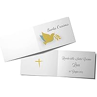 Biglietti bomboniera Santa Cresima con immagine Vangelo - FTC239