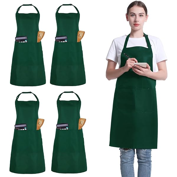 Grembiuli da Donna con Iniziali, Impermeabile Regolabile Grembiule da Cucina con 2 Tasca, Regali per Mamma, Moglie, Fidanzata, Compleanno, Natale per Cucina Ristorante Bar Irrigazione, Giardinaggio B