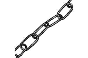 Faithfull - Schwarz lackierte Kette 5,0 mm x 2,5 m - FAICHCUT50B