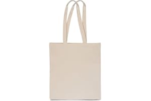 SAKETOS Stofftasche 38 x 42 cm - Tote Bag - Stoffbeutel zum Bemalen Unbedruckt 1, 5, 10, 25, 50 Stk. - Baumwolltasche mit Zwei Langen Griffen - Tragetasche, Einkaufstaschen