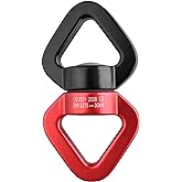 TRIWONDER 30KN Security Rotation Device 360 Degrees Aluminum Alloy for Rock Climbing Mountain