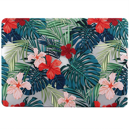 iDOO MacBook Schutzh  lle   Hard Case Cover Laptop H  lle  F  r MacBook Pro 13 Zoll     mit CD-Laufwerk  A1278  - matt  tropische Palmen