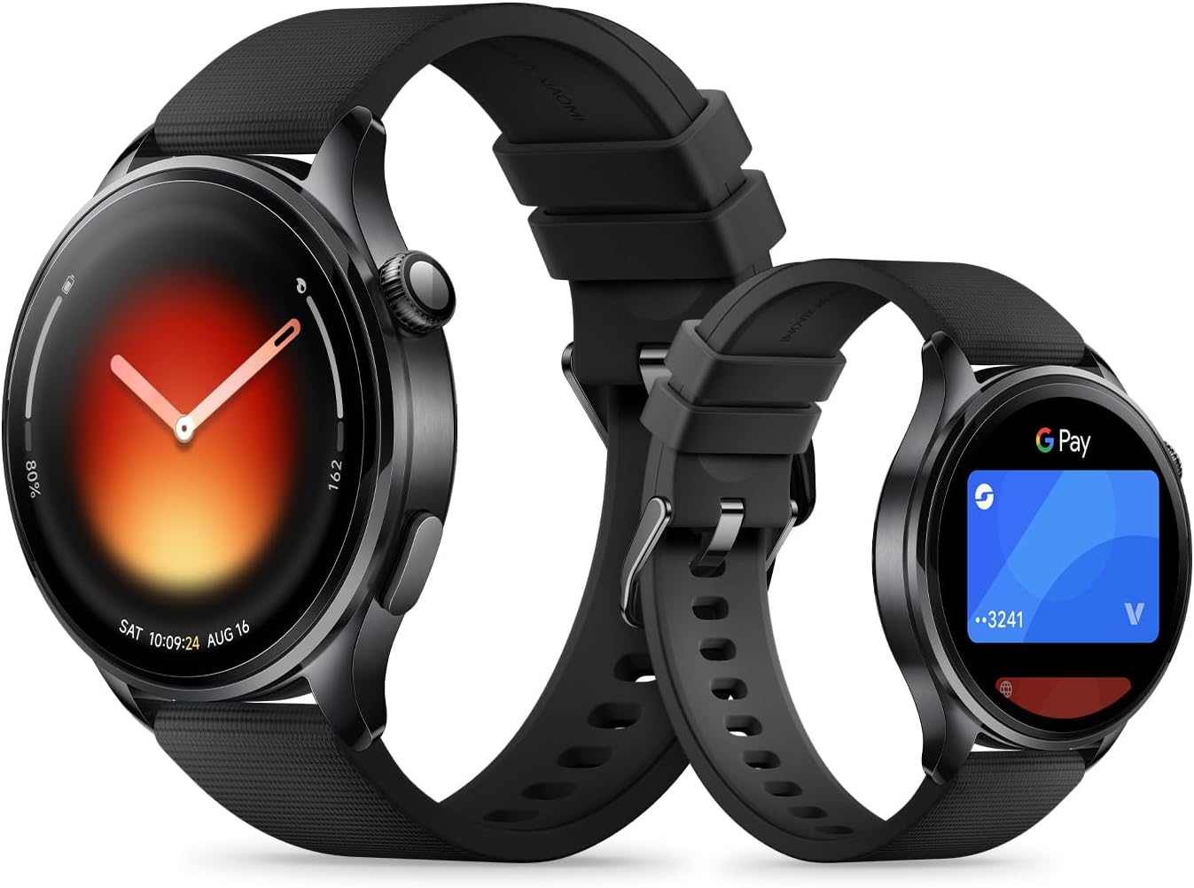 XIAOMI Watch 5 Smartwatch, Google Wear OS, pagos NFC, AI con Gemini, Pantalla de 1,54”, hasta 6 días de autonomía, GPS y Seguimiento Fitness, Control por Gestos, 47 mm, Bluetooth, Negro