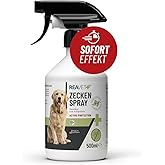 ReaVET Zeckenschutz Hund, Zeckenspray 500ml - Zeckenmittel mit Schwarzkümmelöl I Sofortschutz gegen Zecken I Zecken-Spray für