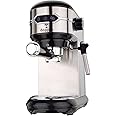 doppio Sparo Espresso Machine with Built In Milk Frother - 15 Bar 1450W Professional Coffee Machine for Espresso, Latte and Cappuccino