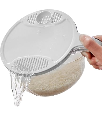 Ciotola Per Lavare Riso In Acciaio Inox Reishunger - Con Base Antiscivolo, Colore Melanzana - Foto 12