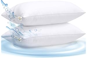 Vitamatres Waschbares Kissen 2er Set 50x70 cm, Innenkissen mit 900g Füllung, Bettkissen für Allergiker, Kann als Sofakissen, Bettkissen, Schlafkissen verwendet Werden