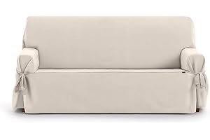 Eysa Fodera per divano Levante, cotone, beige, 180 - 230 cm, 3 posti