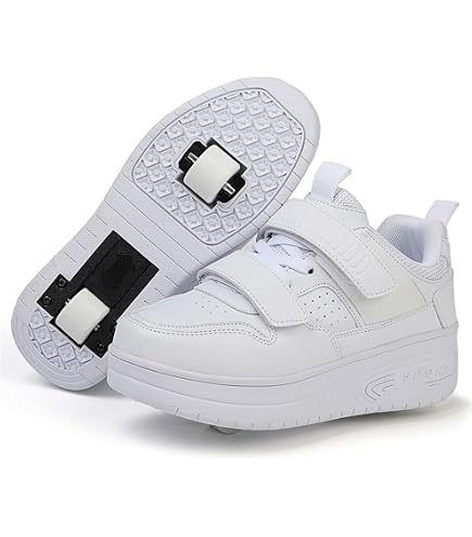 Scarpe Sportive Con Rotelle Retrattili Per Bambina - Con Luci LED Ricaricabili, Ruote In TPU, Per Pattinare E Camminare