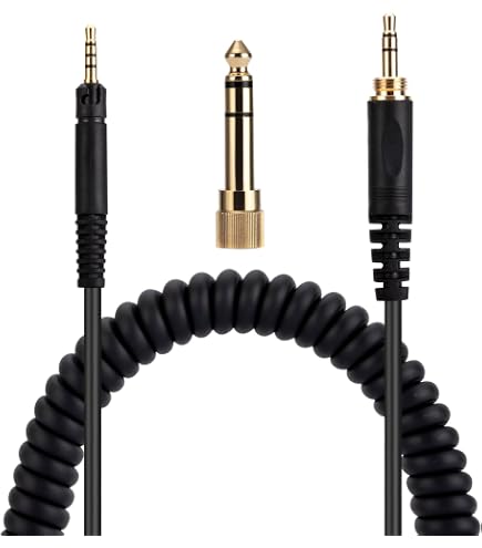 Cable De Audio Para Audio-Technica | Repuesto De 2 Metros Con Adaptador 6.35mm