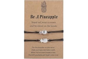 Tindo Freundschaftsarmbänder - Pärchen Armbandänder - Freundschaftsarmbänder Set Stück - Geschenk für Freunde, Pärchengeschenk - Geschenkidee Armband Jahrestag - Geschenkarmband