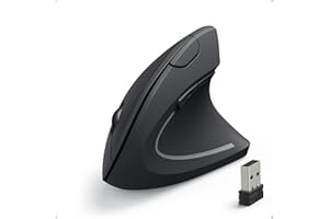 ‎ANKER Anker 2.4 G Vertical Wireless Ergonomic Mouse for Windows, Mac OS, USB, 800/1200 / 1600 DPI, 5 Buttons