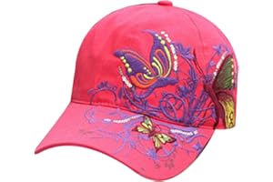 Belsen Mädchen Schmetterlings-Stickerei- Vintage Baseball Cap Snapback Trucker Hat