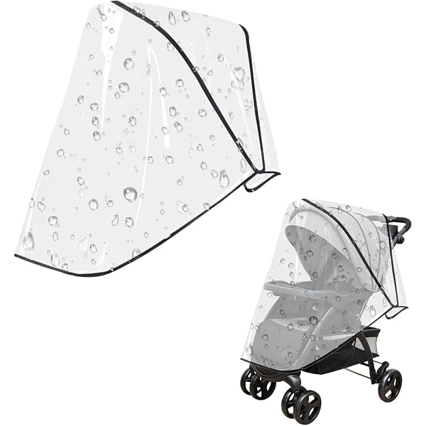 Babify Universal-Regenschutz Für Kinderwagen Gruppe 0 – Mit Fenster & Belüftung – PVC-freies EVA