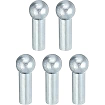 PATIKIL Fermapalla Per Cavo Da Palestra, 10 Pezzi, Per Cavi Da 5mm, Accessori Per Macchine Fitness, Argento