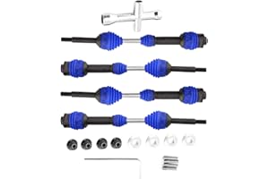 DAGIJIRD 1/10 RC Metall vorne + hinten Antriebswellen-Kits Upgrade-Teile für TRAXXAS Hoss/Rustler/Slash/Stampede 4X4 2WD