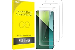 JETech Ochraniacz Ekranu dla Xiaomi Redmi Note 13 Pro 5G, Film Szkło Hartowane 9H, Odporny na Zarysowania, HD Przejaśniać, 3 Sztuki