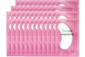 Paio Patch Ciglia,GreenLife® 50/100/150/200/300/400 paia di estensioni delle ciglia sotto gli occhi gel collagene cuscinetti per gli occhi cerotti pelucchi (300 paia)