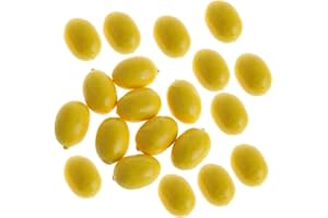 Wyjuan Artificial Lemons Artificial Fruits Decoration Artificial Fruit Trees for Home Decoration Artificial Plants and Flowers Artificial Fruits Yellow 20pcs